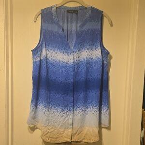APT 9 Blue Gradient Sleeveless Top